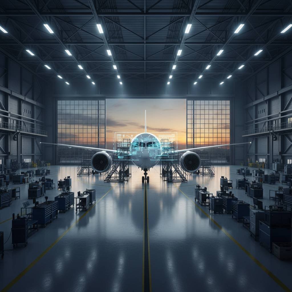 Organized MRO Hangar